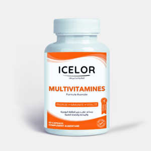 MULTIVITAMINES - مولتي فيتامين ICELOR – مكمل غذائي متعدد الفيتامينات لدعم الطاقة والمناعة والحيوية – 30 كبسولة